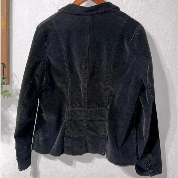 St. John’s Bay Stretch Black Corduroy Blazer/Jacket Size XL - Picture 2 of 5